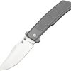 Kansept Bison Framelock Gray Titanium CPM S35VN Bowie