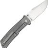 Kansept Bison Framelock Gray Titanium CPM S35VN Bowie