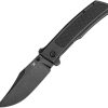 Kansept Bison Framelock BlackWash CPM S35VN Titanium Bowie