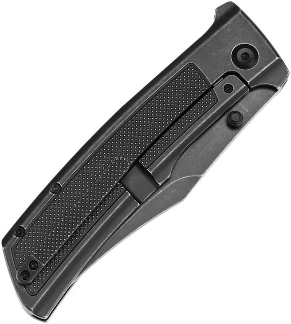 Kansept Bison Framelock BlackWash CPM S35VN Titanium Bowie