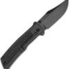 Kansept Bison Framelock BlackWash CPM S35VN Titanium Bowie