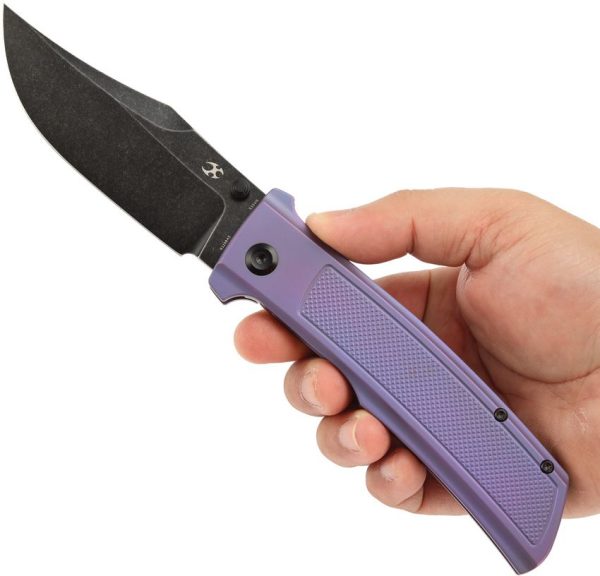 Kansept Bison Framelock Purple Titanium CPM-S35VN