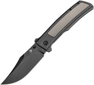 Kansept Bison Framelock Gray/Black Titanium CPM-S35VN