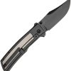 Kansept Bison Framelock Gray/Black Titanium CPM-S35VN