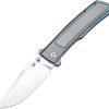 Kansept Bison Framelock Gray/Blue Titanium CPM-S35VN