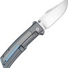 Kansept Bison Framelock Gray/Blue Titanium CPM-S35VN