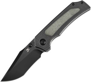 Kansept Fermi Linerlock CPM-20CV Green Micarta