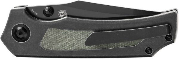 Kansept Fermi Linerlock CPM-20CV Green Micarta