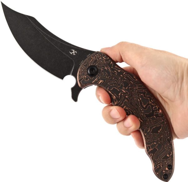 Kansept Gilgamesh Framelock S35VN Copper Foil CF