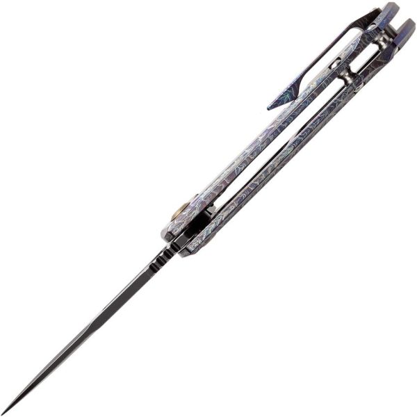 Kansept Mini Kryo Framelock Lightning Titanium Folding Knife