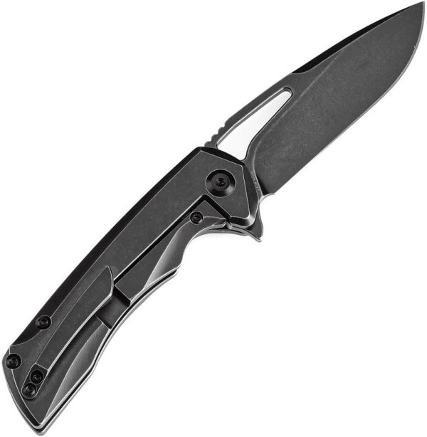 Kansept Mini Kryo Framelock Black Stonewash Titanium