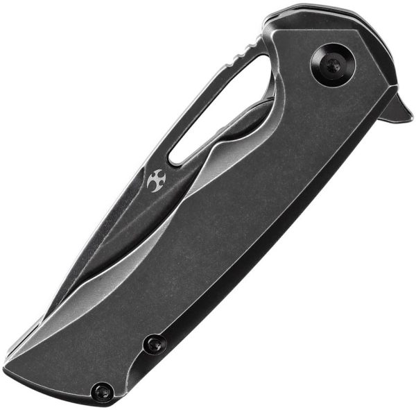 Kansept Mini Kryo Framelock Black Stonewash Titanium