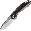 Kansept Mini Accipiter Framelock Bronze Rose Carbon Fiber