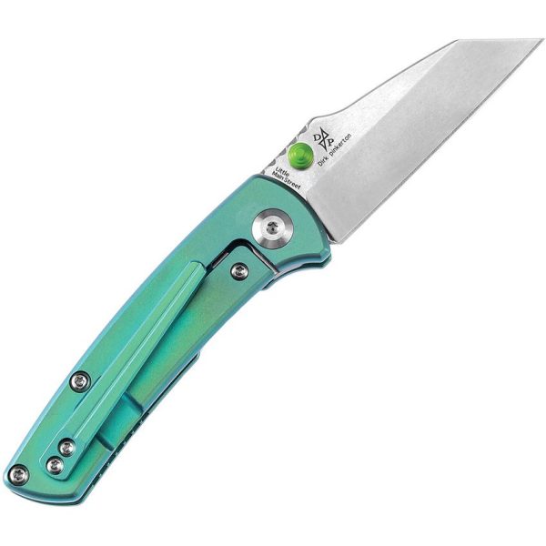 Kansept Little Main Street Teal Titanium Folding Knife