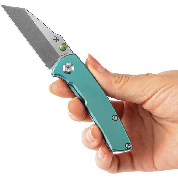 Kansept Little Main Street Teal Titanium Folding Knife