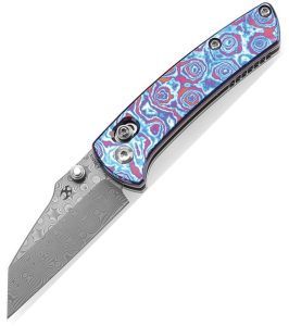Kansept Little Main Street Timascus Damascus Blade Knife