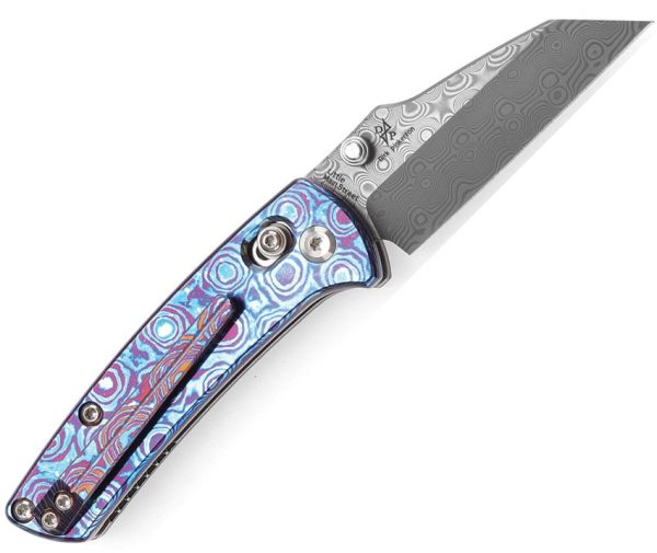 Kansept Little Main Street Timascus Damascus Blade Knife