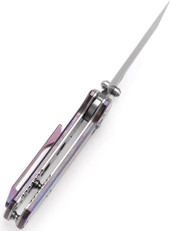 Kansept Little Main Street Timascus Damascus Blade Knife