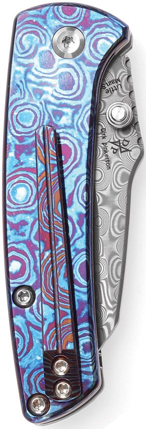 Kansept Little Main Street Timascus Damascus Blade Knife