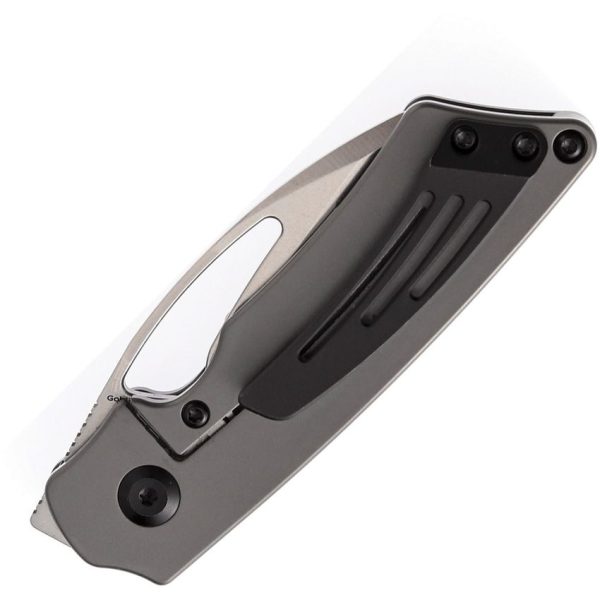 Kansept Goblin Framelock Gray Titanium Folding Knife