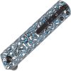 Kansept Foosa Slip Joint Damascus Blue White Handle