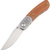 Kansept Reverie Framelock Brown Micarta