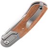 Kansept Reverie Framelock Brown Micarta
