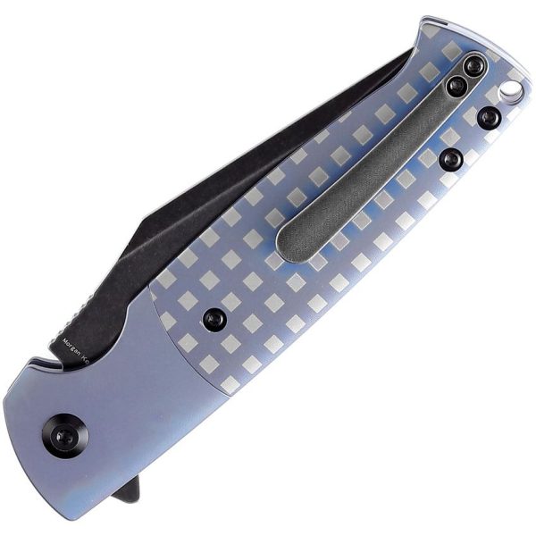 Kansept Skikari SBL Blue Titanium Button Lock