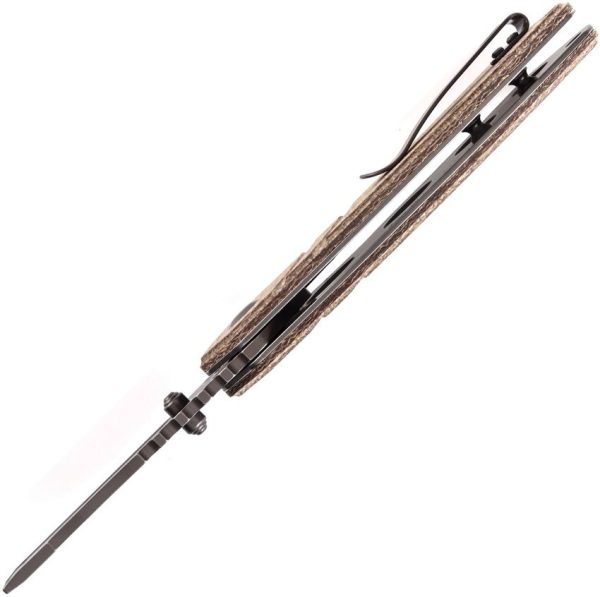 Kansept M+ Korvid Linerlock Brown Micarta