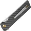 Kansept Anomaly Linerlock Tanto - Carbon Fiber G10
