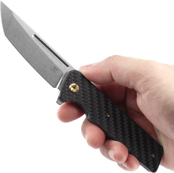 Kansept Anomaly Linerlock Tanto - Carbon Fiber G10