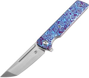 Kansept Anomaly Linerlock Timascus Tanto