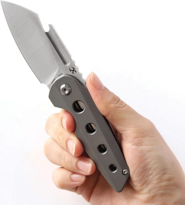 Kansept Rafe Linerlock Wharncliffe Titanium