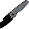 Kansept Rafe Linerlock Wharncliffe Black Micarta