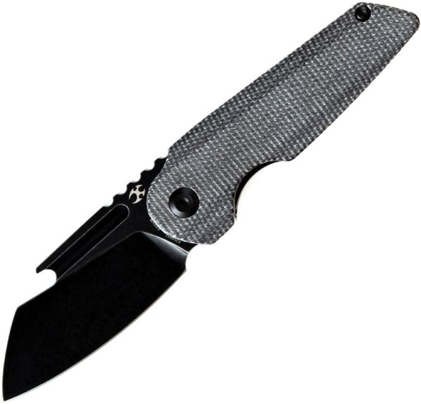 Kansept Rafe Linerlock Wharncliffe Black Micarta
