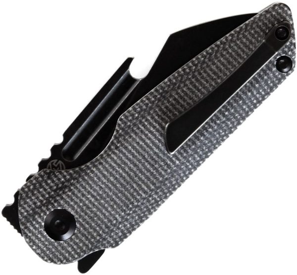 Kansept Rafe Linerlock Wharncliffe Black Micarta