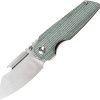 Kansept Rafe Linerlock Wharncliffe Green Micarta