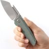 Kansept Rafe Linerlock Wharncliffe Green Micarta