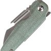 Kansept Rafe Linerlock Wharncliffe Green Micarta