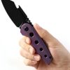 Kansept Rafe Linerlock Wharncliffe Purple Ti