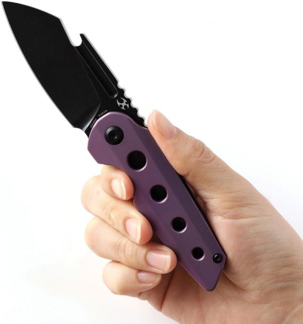 Kansept Rafe Linerlock Wharncliffe Purple Ti
