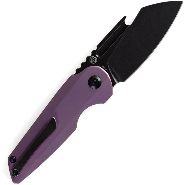 Kansept Rafe Linerlock Wharncliffe Purple Ti