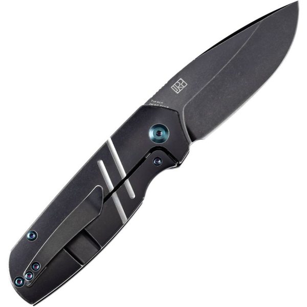 Kansept Turaco Framelock Black Stonewash Ti
