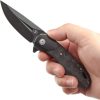 Kansept Cassowary Framelock Black Rose CF