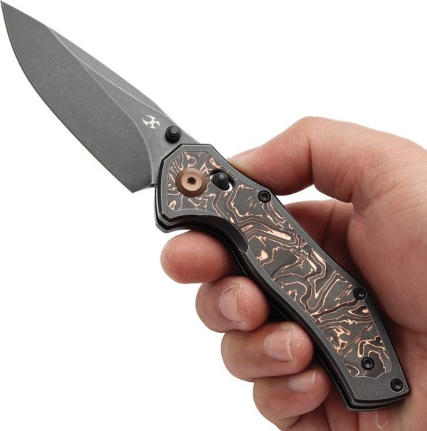 Kansept Apollo Crossbar Copper - CPM S35VN Titanium
