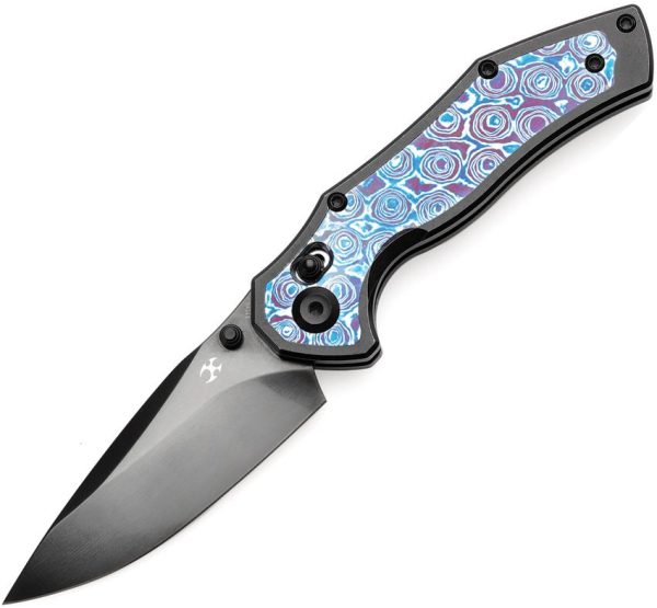 Kansept Apollo Crossbar Timascus - CPM S35VN DLC