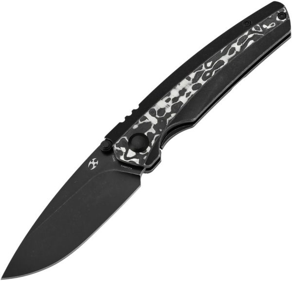 Kansept Raven Framelock - CPM-20CV BlackWash Nebula
