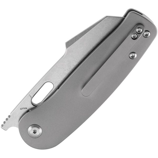 Kansept Orlok Nested Linerlock CPM S35VN Stonewash