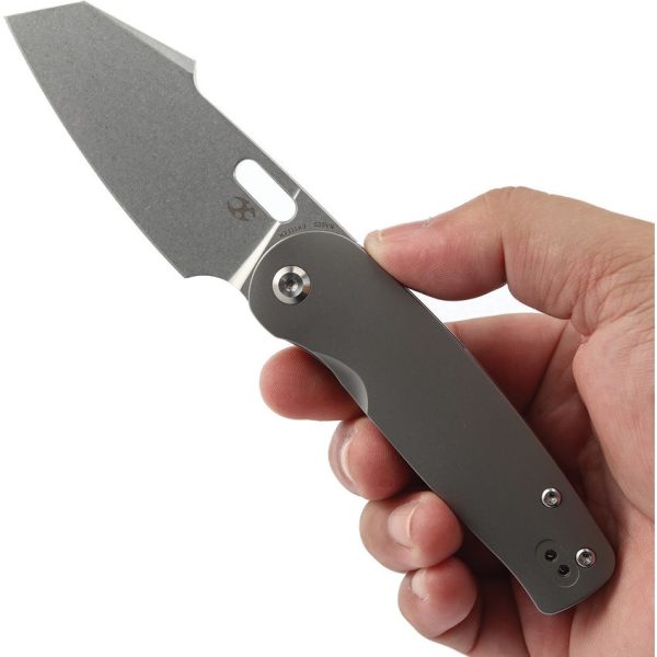 Kansept Orlok Nested Linerlock CPM S35VN Stonewash