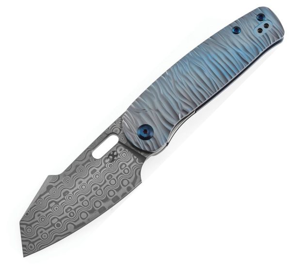 Kansept Orlok Nested Linerlock Damascus Blue